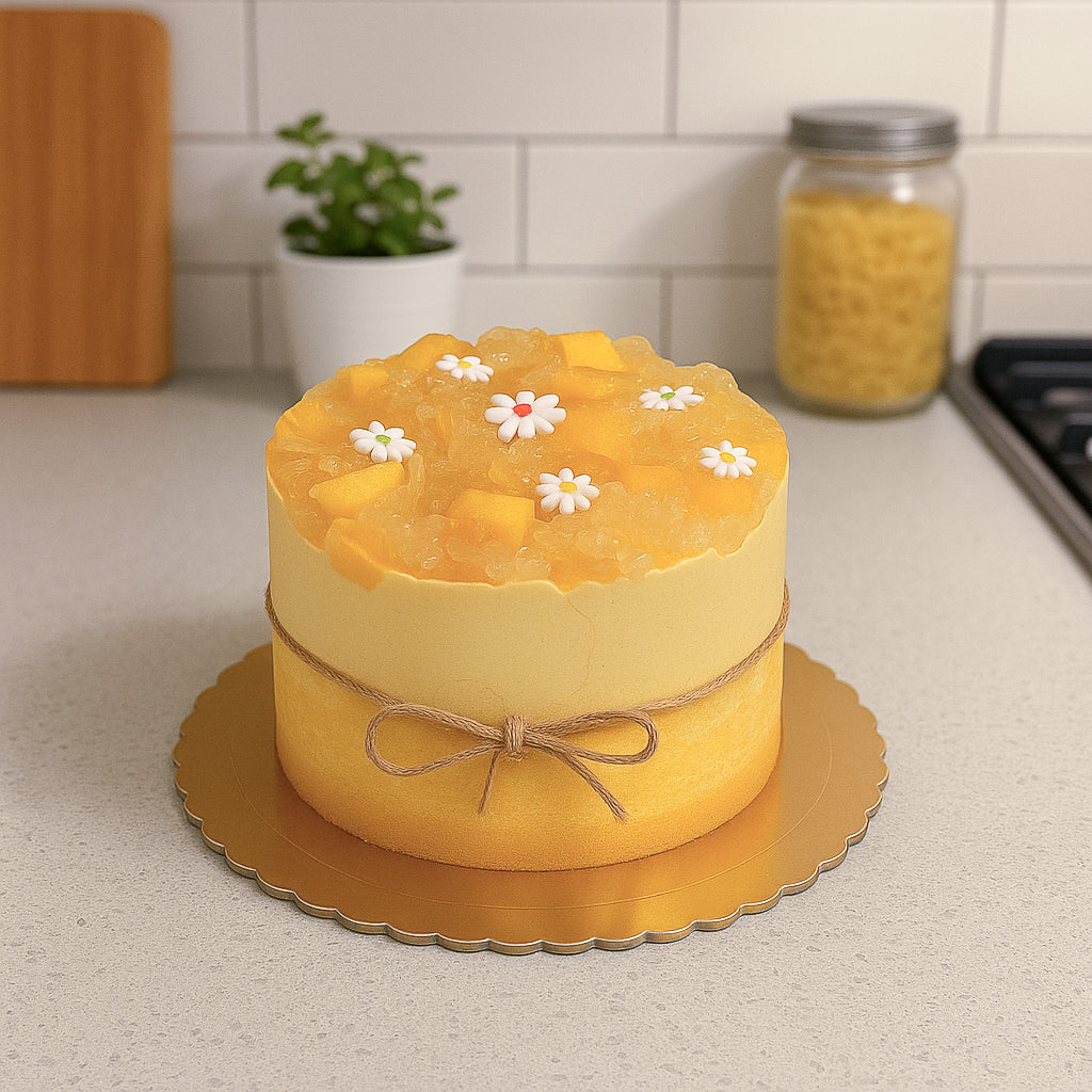 Mango Sago Pomelo Lava Cake 楊枝甘露爆漿蛋糕 (4" - 8")