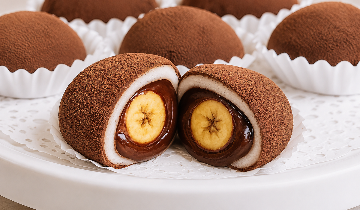 Nutella Banana Mochi  榛子朱古力香蕉