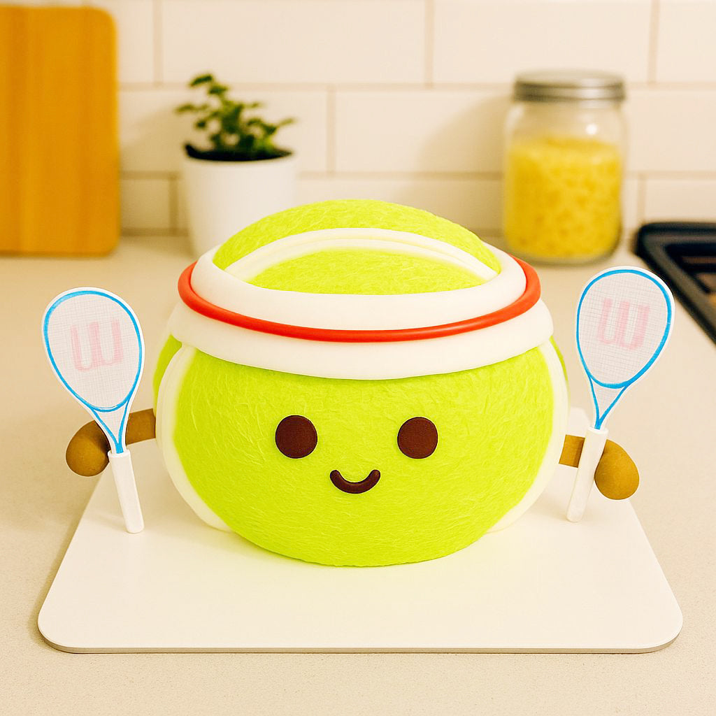 Jelly Cat Tennis Ball Cake 網球蛋糕 (6" - 8")