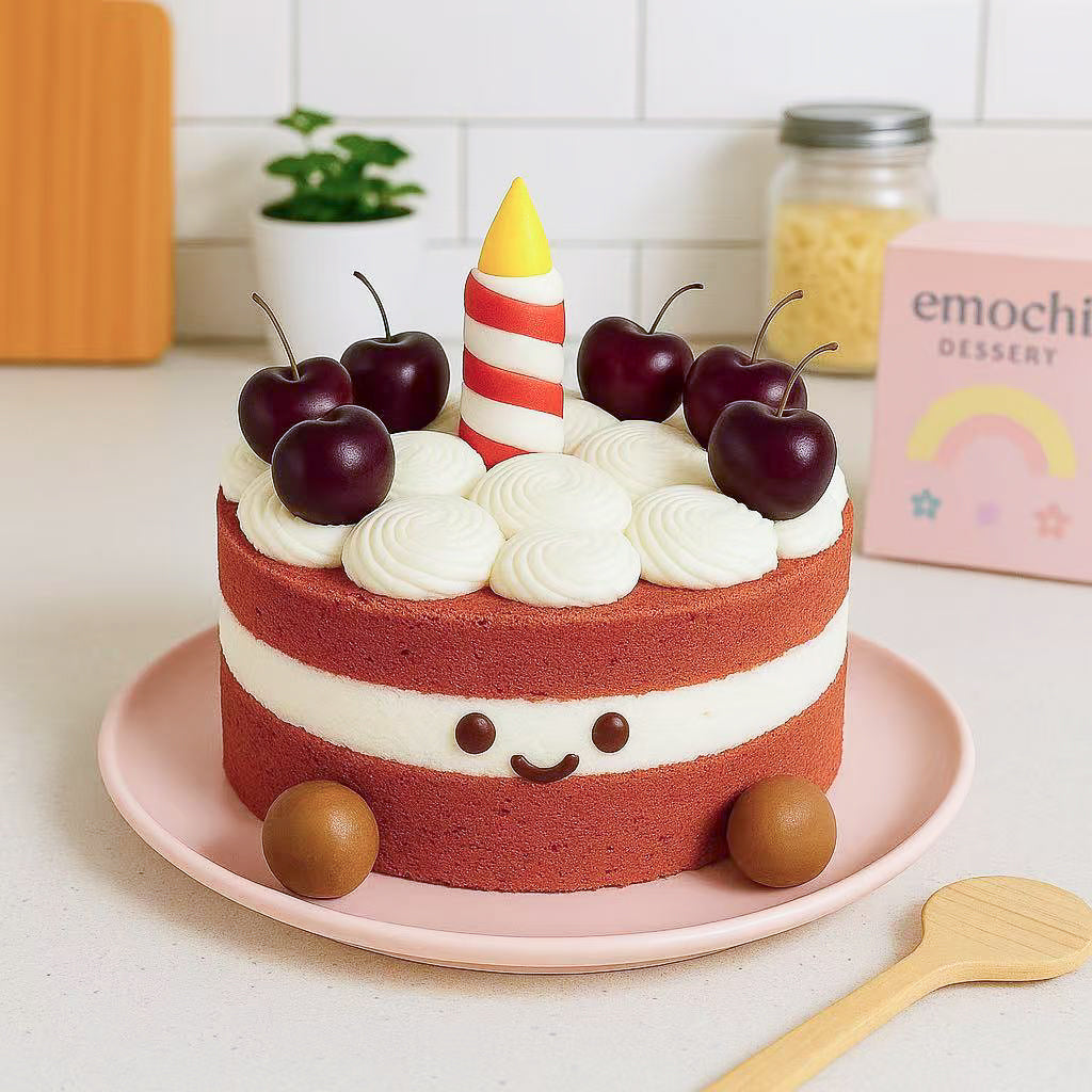 Jellycat Velvet Cake 天鵝絨蛋糕 (6" - 8")
